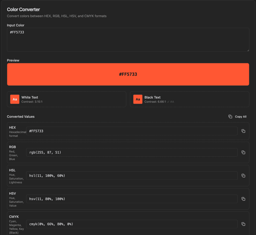 Color Converter screenshot